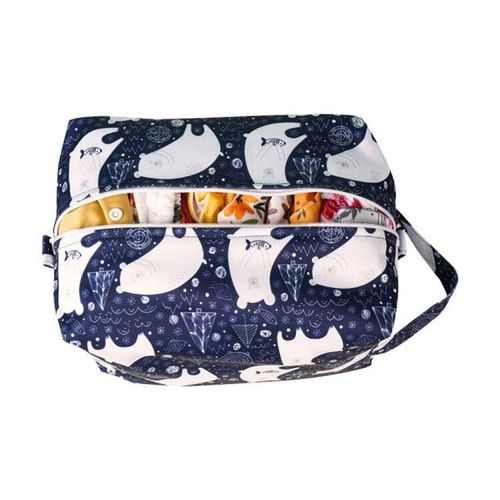 Happyflute Diaper Pods Waterproof Washable Reusable Wetbag Baby Cloth Diaper Bag Handbags Diaper For Organizer Stroller
