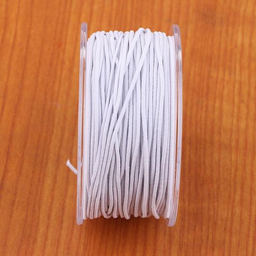 5 Roll 30m,1.2mm White Elastic Thread Bracelet String