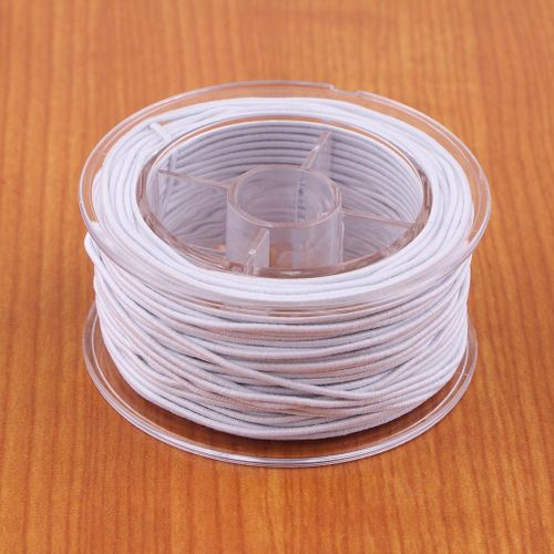 5 Roll 30m,1.2mm White Elastic Thread Bracelet String