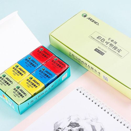 Maries C6143 plastic rubber is the preferred choice for soft and shapeless sketchingMaries C6143 plastic rubber is the preferred choice for soft and shapeless sketching - Random color