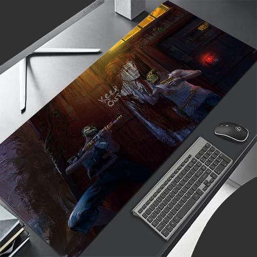 Video Game  Rust Large Gaming Mousepad XXL Keyboard Gamer Mouse Pad on The Table Speed Desk Mat Anime 900x400 800X300 Mouse Mats