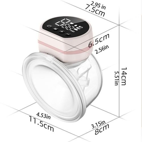 Electric Breast Pump Wearable Hand Free Wearable Breast Cup BPA-free Breast Feeding Milk Collector USB Rechargeable