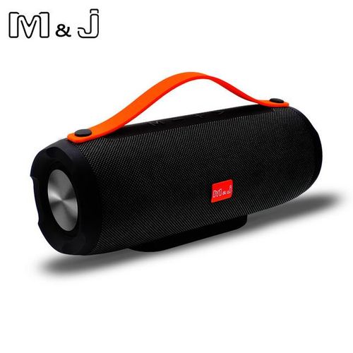 Mj Bluetooth Speaker Wireless Portable Stereo Sound Big Power 10w System Mp3 Music Audio Aux With Mic For Android Iphone