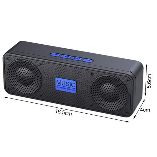 Bluetooth Speaker Bass Portable Column Wireless Bt 5.0 Stereo Subwoofer Built-In Mic Portable Wireless Speaker For Home Party