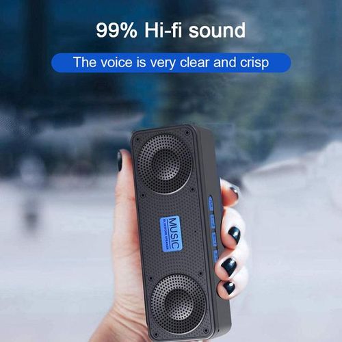 Bluetooth Speaker Bass Portable Column Wireless Bt 5.0 Stereo Subwoofer Built-In Mic Portable Wireless Speaker For Home Party