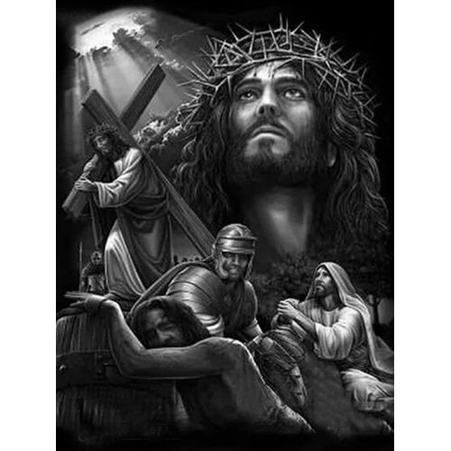 Ab 5d Diy Diamond Painting Religion Jesus Full Square Diamond Embroidery Lion Cross Stitch Kits Mosaic Jesus Portrait Home Decor