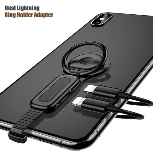 1 Pcs Adapter for Lightning to 3.5mm Audio Plug Ring Holder Durable Fast Charging New