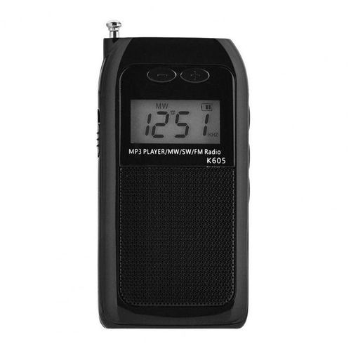 Aq General Kdka K605 Miniradio Stereo Fm Am Sw Mw Digital Tuning