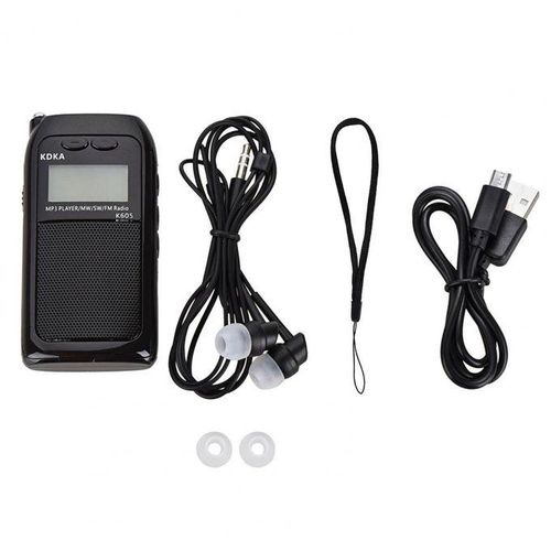 Aq General Kdka K605 Miniradio Stereo Fm Am Sw Mw Digital Tuning