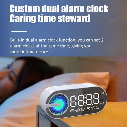RBTG30 Desktop Clock Speaker, Spec:  Sensor Version White