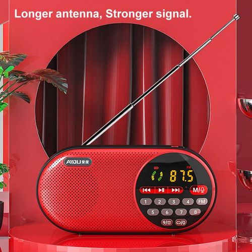 4000mah Rechargeable Fm Radio Portable Speaker Music