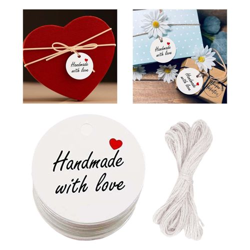 4 X 100Pcs  Gift Tags For Craft Making