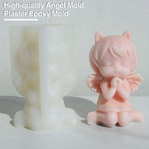 Chocolate Mold Heavenly Delights Divine Angel Cake Candle Silicone