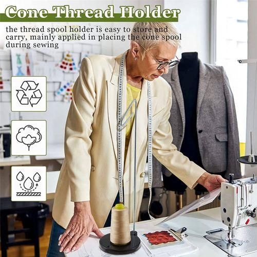 915 Generation 9 PCS Cone Thread Holder Adjustable Single Thread Spool Holder Single Thread Stand Kit and Coil Claw Thread Holder