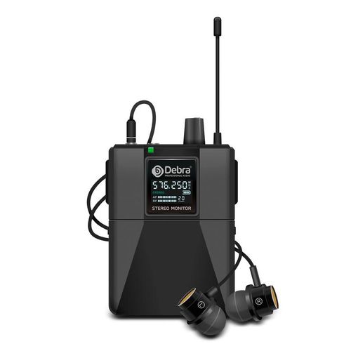 Debra Audio for ST-102 Stereo Wireless In-Ear System for Professional Stage recording studio drummer instrument