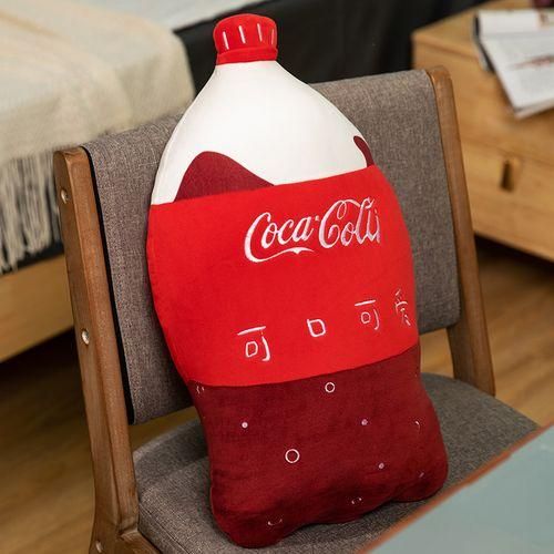 55cm Simulation Carbonated Drink Plush Pillow Funny Sprite Cola Fanta Soda Soft Stuffed Cartoon Doll Back Cushion Best Gift