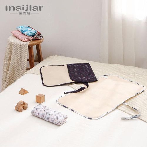 Waterproof Nylon Portable Baby Diaper Pad Diaper Bag Multifunctional Baby Diaper Changing Table for Mother Baby Supplies