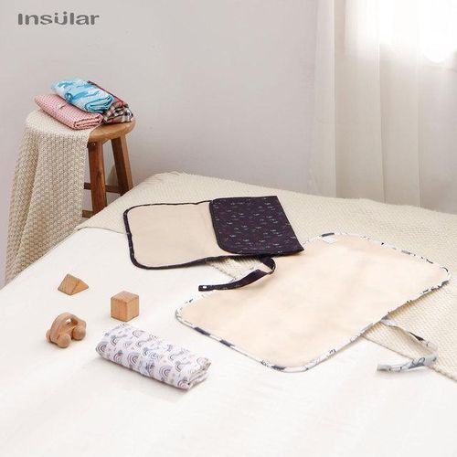 Waterproof Nylon Portable Baby Diaper Pad Diaper Bag Multifunctional Baby Diaper Changing Table for Mother Baby Supplies