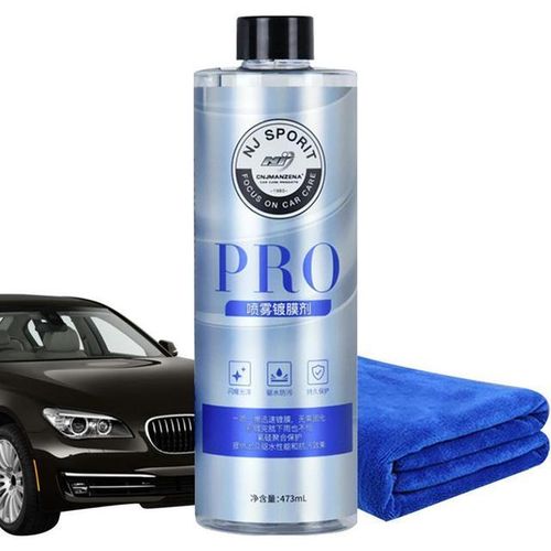 Quick Car Coating Spray Auto Shield Coating Car Paint Repair Nano Spray 473ml Anti Fouling Ceramic Coating Spray Cratch Remover-473ml_Red