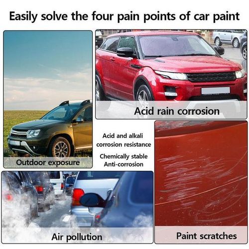 Quick Car Coating Spray Auto Shield Coating Car Paint Repair Nano Spray 473ml Anti Fouling Ceramic Coating Spray Cratch Remover-473ml_Red