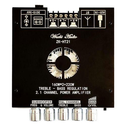 ZKHT21 TDA7498E Bluetooth 5.0 Subwoofer Amplifier Board 160WX2220W 2.1 Channel Power Audio Stereo Amplifier Board BAMP