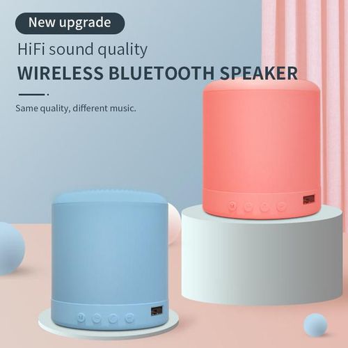 Portable Mini Wireless Bluetooth Speaker Portable Small Pocket-Sized Fm Function Support Tf / Usb /aux Speakers