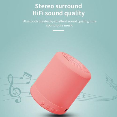 Portable Mini Wireless Bluetooth Speaker Portable Small Pocket-Sized Fm Function Support Tf / Usb /aux Speakers