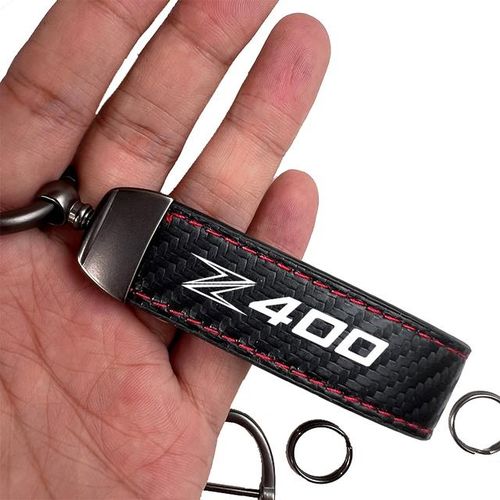 Motorcycle Trinket Keyring PU Keychain DIY Key Chain Holder Key for Z Z400 Z650 Z750 Z800 Z900 Z1000 R SX-Z750_Red