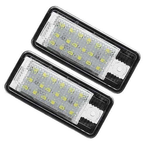 Car LED License Number Plate Lamp White for -Audi A3 S3 8P A4 B6 B7 A5 A6 4F Q7 A8 S8 C6