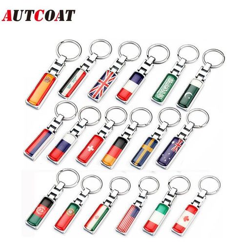 AUTCOAT Key Chain Metal Combination of Luxury Car Business Keychain, Power & Elegance Key Holder for Men & Women-12-ITA_Gold