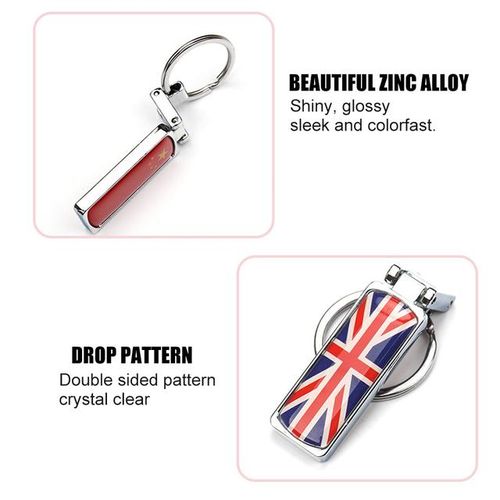 AUTCOAT Key Chain Metal Combination of Luxury Car Business Keychain, Power & Elegance Key Holder for Men & Women-12-ITA_Gold