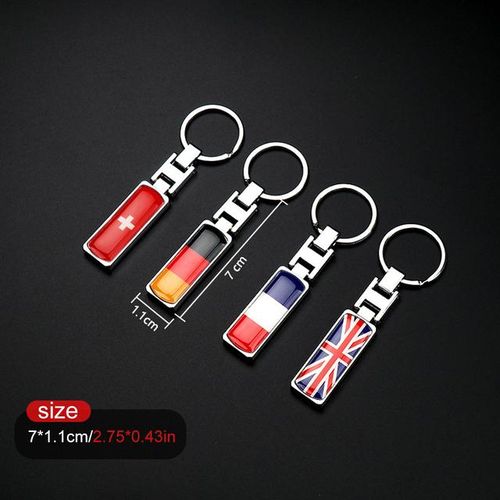 AUTCOAT Key Chain Metal Combination of Luxury Car Business Keychain, Power & Elegance Key Holder for Men & Women-12-ITA_Gold