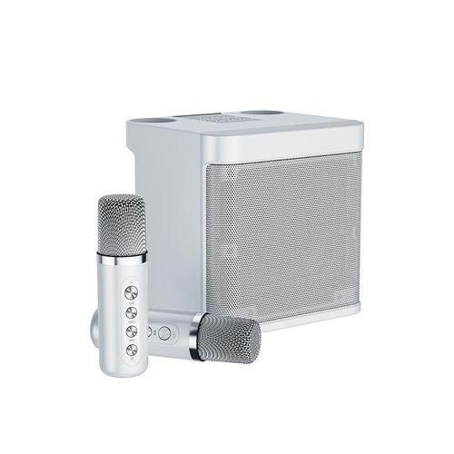 Bluetooth Speaker, Home Karaoke, Equipped With Two Microphones, Comes With A Sound Card Function, A Variety Of Karaoke Sound Effects, Five Kinds Of Voice Mode, White