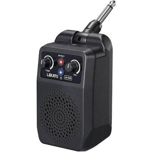 LEKATO Mini Electric Guitar Amp 5W Portable Guitar Amp Bluetooth Built-in 4 Effects Rechargeable Small Guitar Amp for Practice