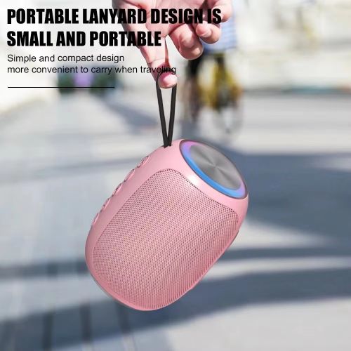 A66 Portable Wireless Bluetooth Speaker, Supports TF Card FM Radio AUX Playback Music - Black
