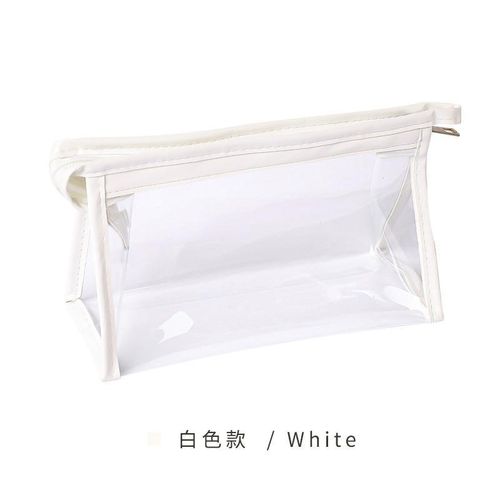 Plastic Pencil-Box Office Storage Bag Cute Large Capacity Ins Transparent Pencil Case Wash Bag Cosmetic Ba More