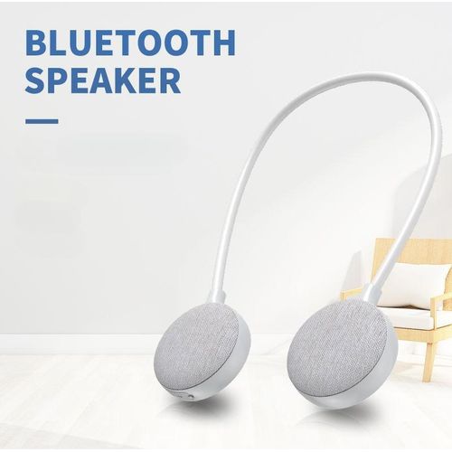 Other 2024 New Hanging Neck Bluetooth Speaker Fabric Portable Wireless Mini Sound Stereo Music Magic Ring Waterproof
