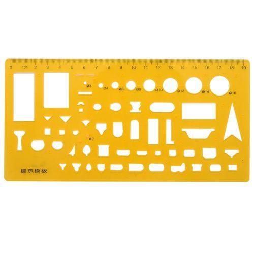 9 Pcs Architecture Drawing Templates Technical Drafting Stencils Tool French Curve Ruler for Artistic Studio Office