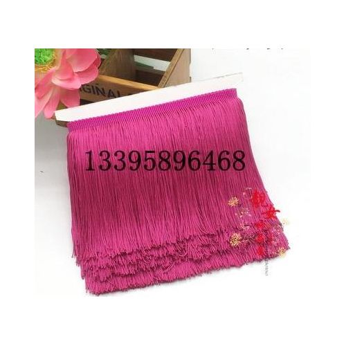 10 Yards Latin Fringe Tassel Lace Chainette Fringes Polyester Trimming For Dancewear Diy Performance Trims Macrame Samba 14-19cm