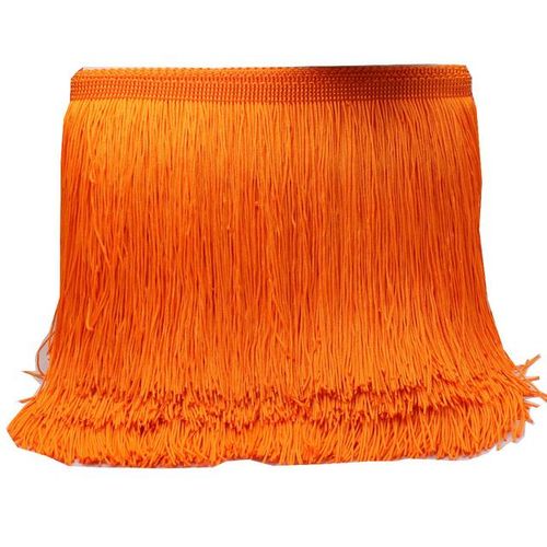 10 Yards Latin Fringe Tassel Lace Chainette Fringes Polyester Trimming For Dancewear Diy Performance Trims Macrame Samba 14-19cm