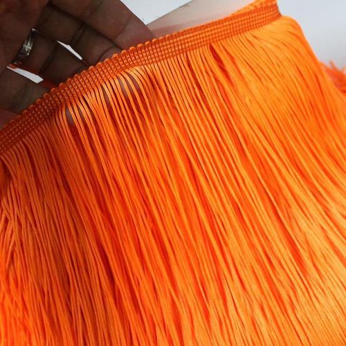 10 Yards Latin Fringe Tassel Lace Chainette Fringes Polyester Trimming For Dancewear Diy Performance Trims Macrame Samba 14-19cm