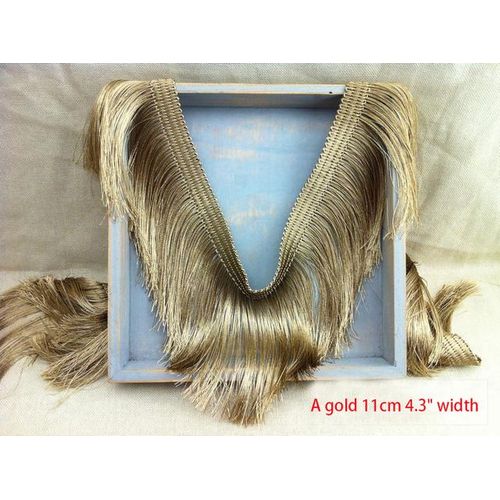 Tassel Lace Trim 3 Gold Black Silver Pink Fringe Ribbon Tapes Clothing Latin Dance Skirt Dress Sewing Material Ml504