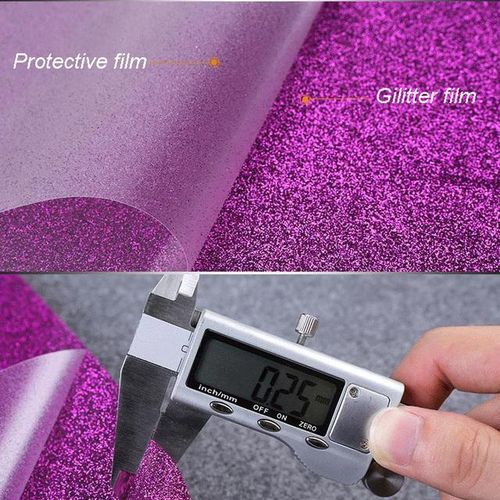 3m/5m/10m Roll Glitter Heat Transfer Vinyl On T-Shirt Diy Craft Shirt High Elastic Decor Film Easy To Cut