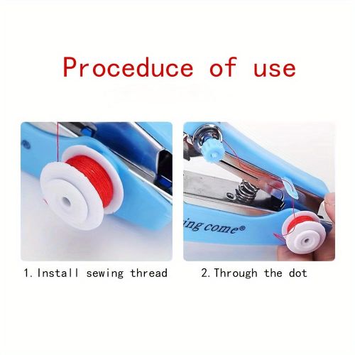 Mini Portable Manual Sewing Machine - Handheld Multifunctional Pocket Tailor Tool For Home Use - No Electricity Required