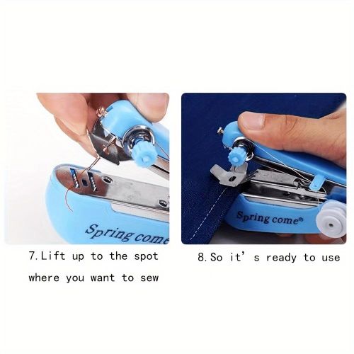 Mini Portable Manual Sewing Machine - Handheld Multifunctional Pocket Tailor Tool For Home Use - No Electricity Required