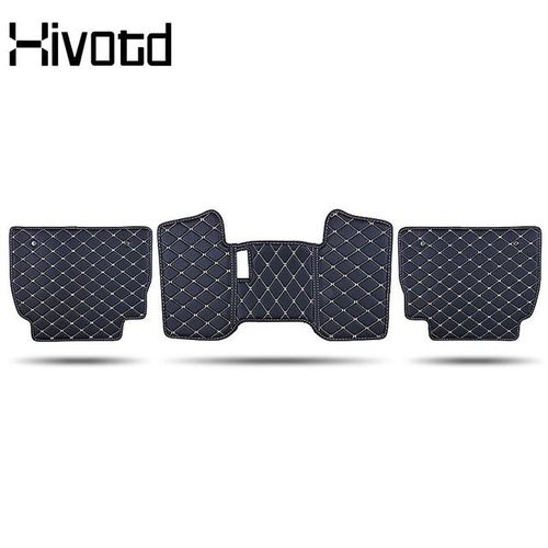 Seat Back Anti-Kick Mat Cover Anti- Pad Protection Cushion Decoration Interior Accessories For Land Cruiser Prado 150 2020-Black_Gold