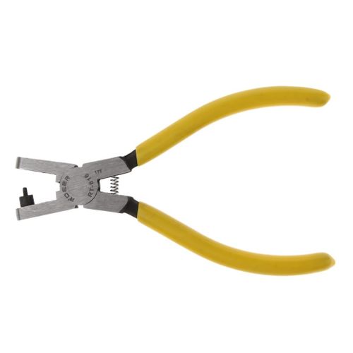 2mm Dia Hand Held Single Hole Puncher Watch Leather Strap Belt Punch