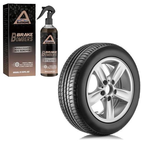 100ml Rust Removal Spray Long Lasting Car Tire Brightener Tire Refurbishing Agent for Auto Wheel Care-