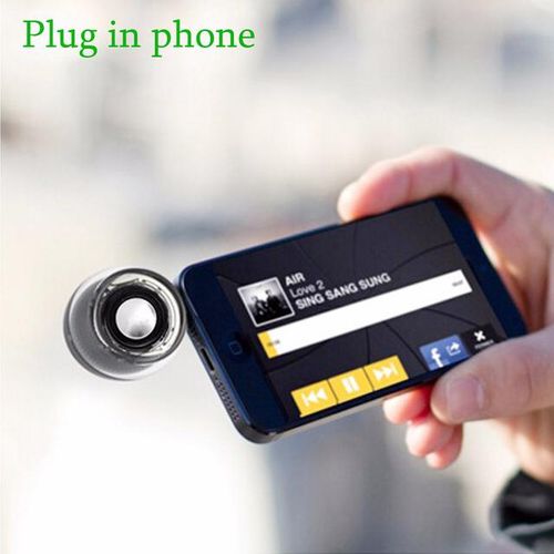 Powstro 3.5mm Mini Portable Speaker Rechargeable Loudspeaker Powerful Clear Bass Plug And Play For Iphone Ipad Samsung Lap Pc