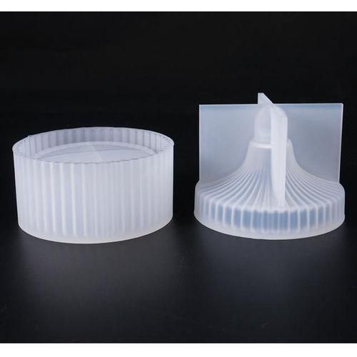 Concrete Candle Vessel Molds With Lid Mold Silicone Storage Box Molds Jesmonite Terazzo Cement Candle Holder Mold